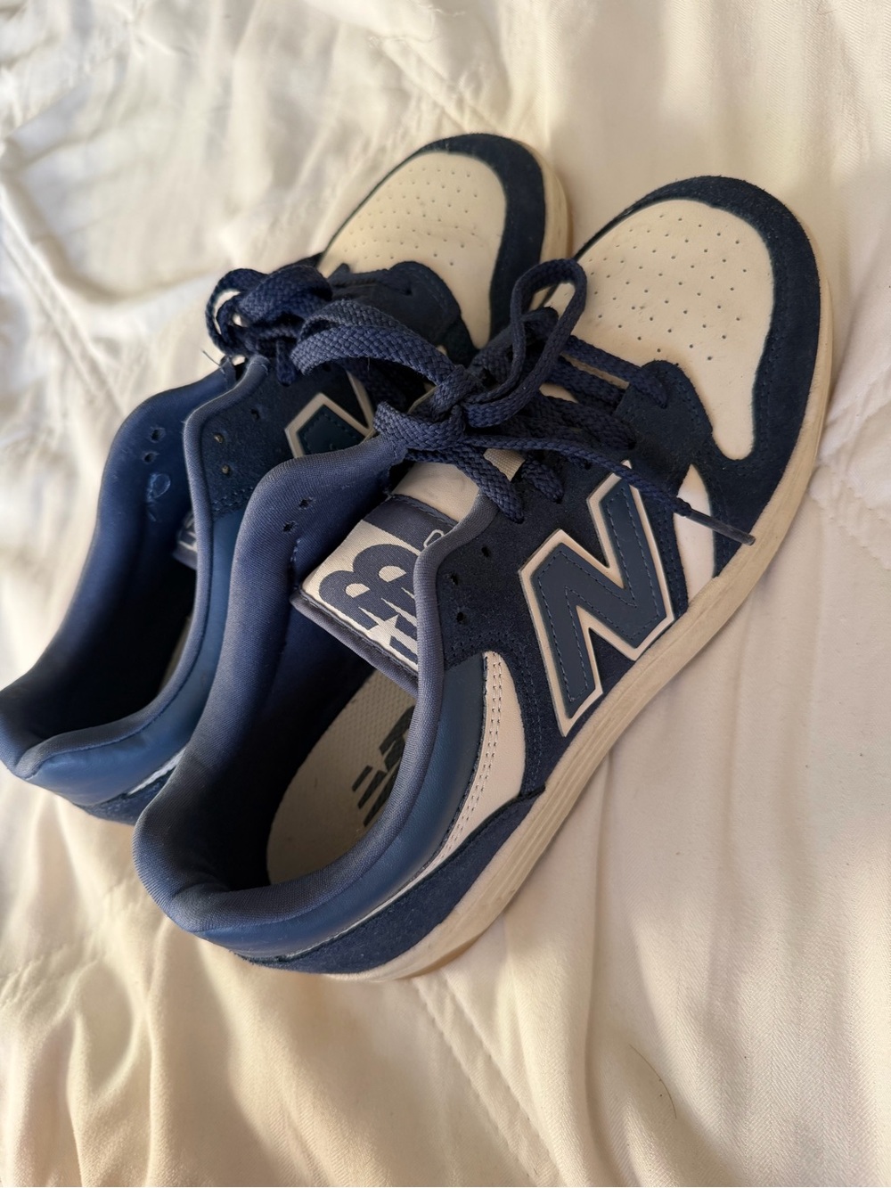 New Balance 480 Men’s Blue and White Sneakers